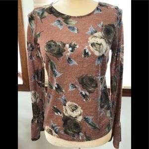 Design Lab floral top.